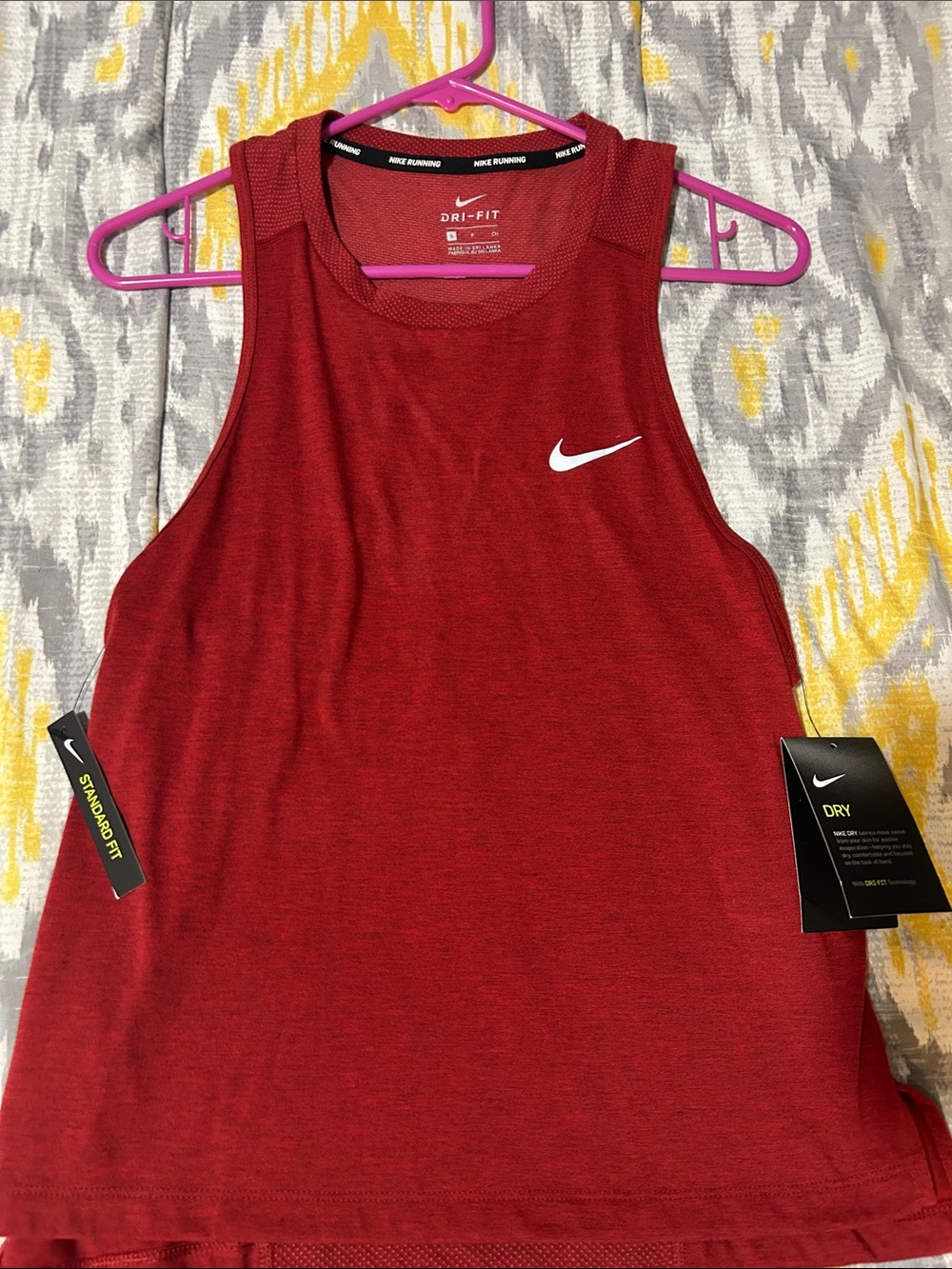 Nike Red Dri-FIT Women's Athletic Tank Top